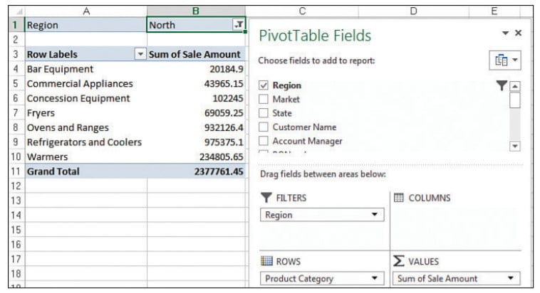 how to create a pivot table in excel