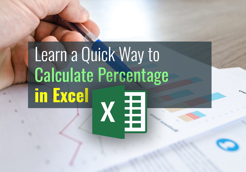 Calculate percentage in Excel