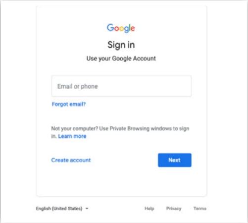 how to set up google account 7