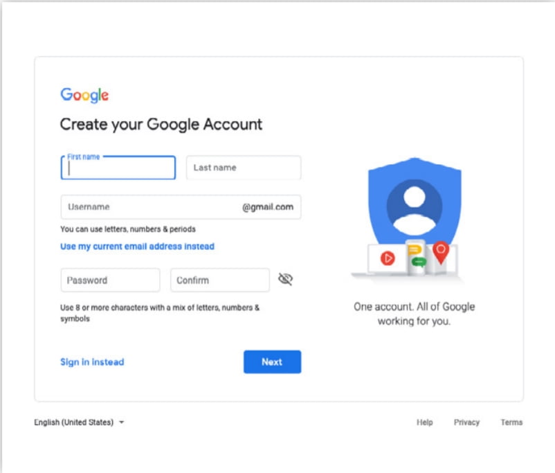 Set Up for Google Account 6