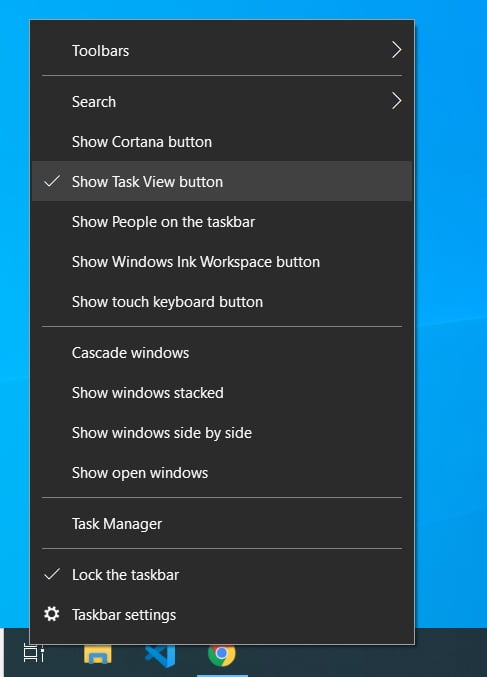 Make windows 10 look like windows 7 task view 1
