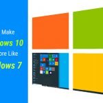 Make windows 10 look like windows 7