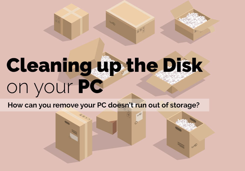 Cleaning up the disk in Windows 10