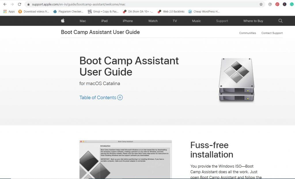windows 10 boot camp for mac