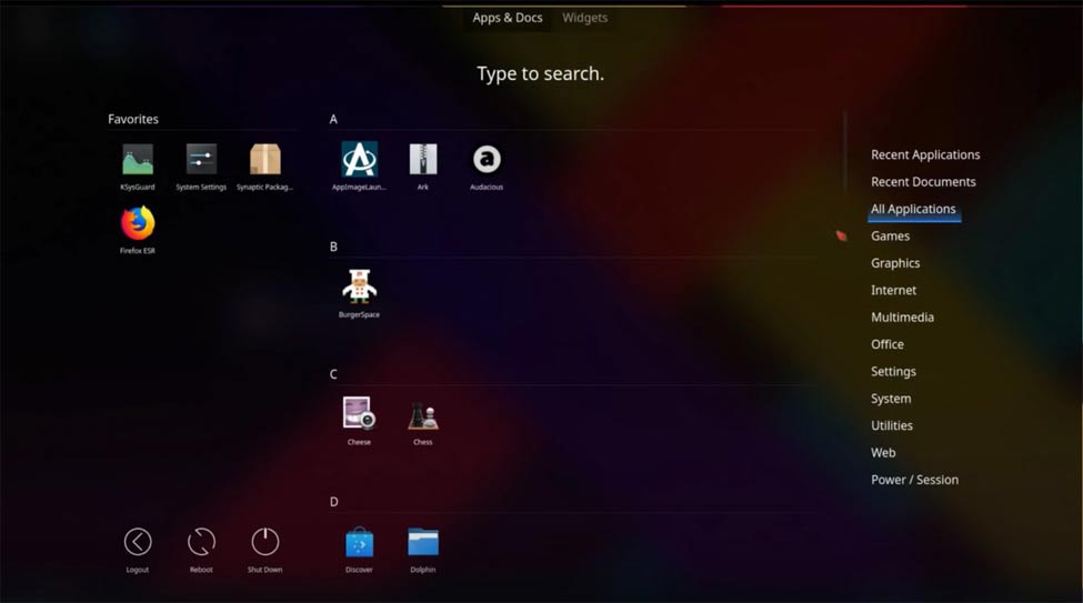 Linux-Mint-8.1-KDE-search-panel