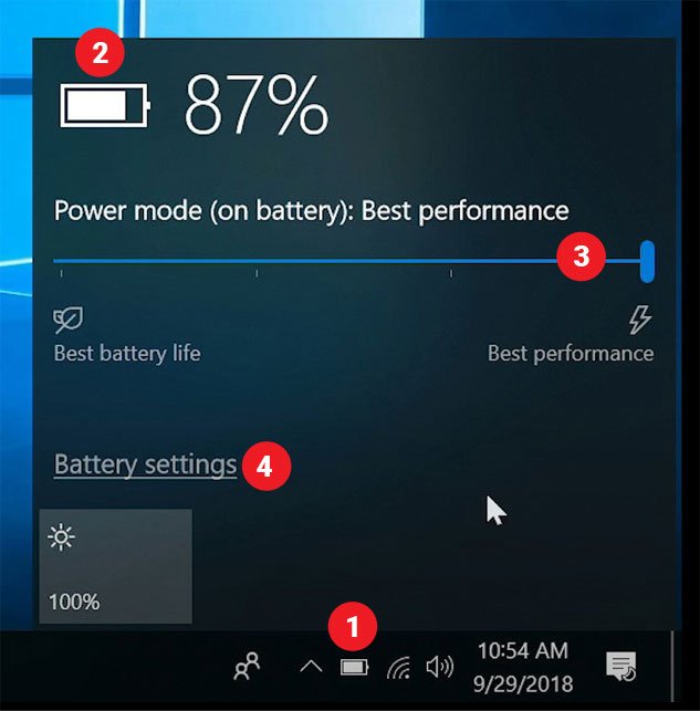windows 10 power settings high performance