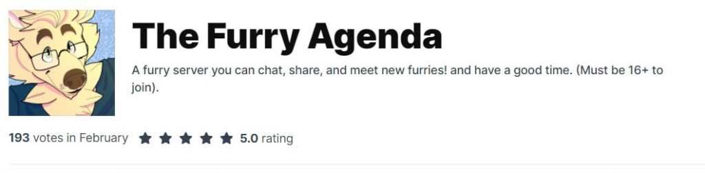 best discord server is The Furry Agenda 