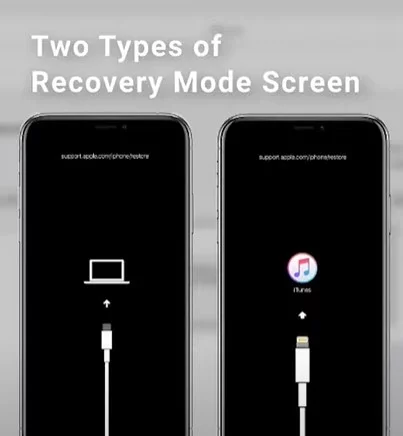 Two Type of Recovery Mode Screen