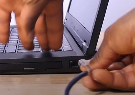 connect cable directly to your PC (WiFi Connected But No Internet Access Issue)