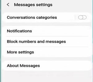 Click on Block numbers and messages. it will fix the Message Blocking is Active error.