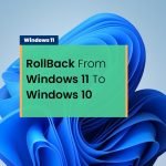 rollback windows 11 to windows 10