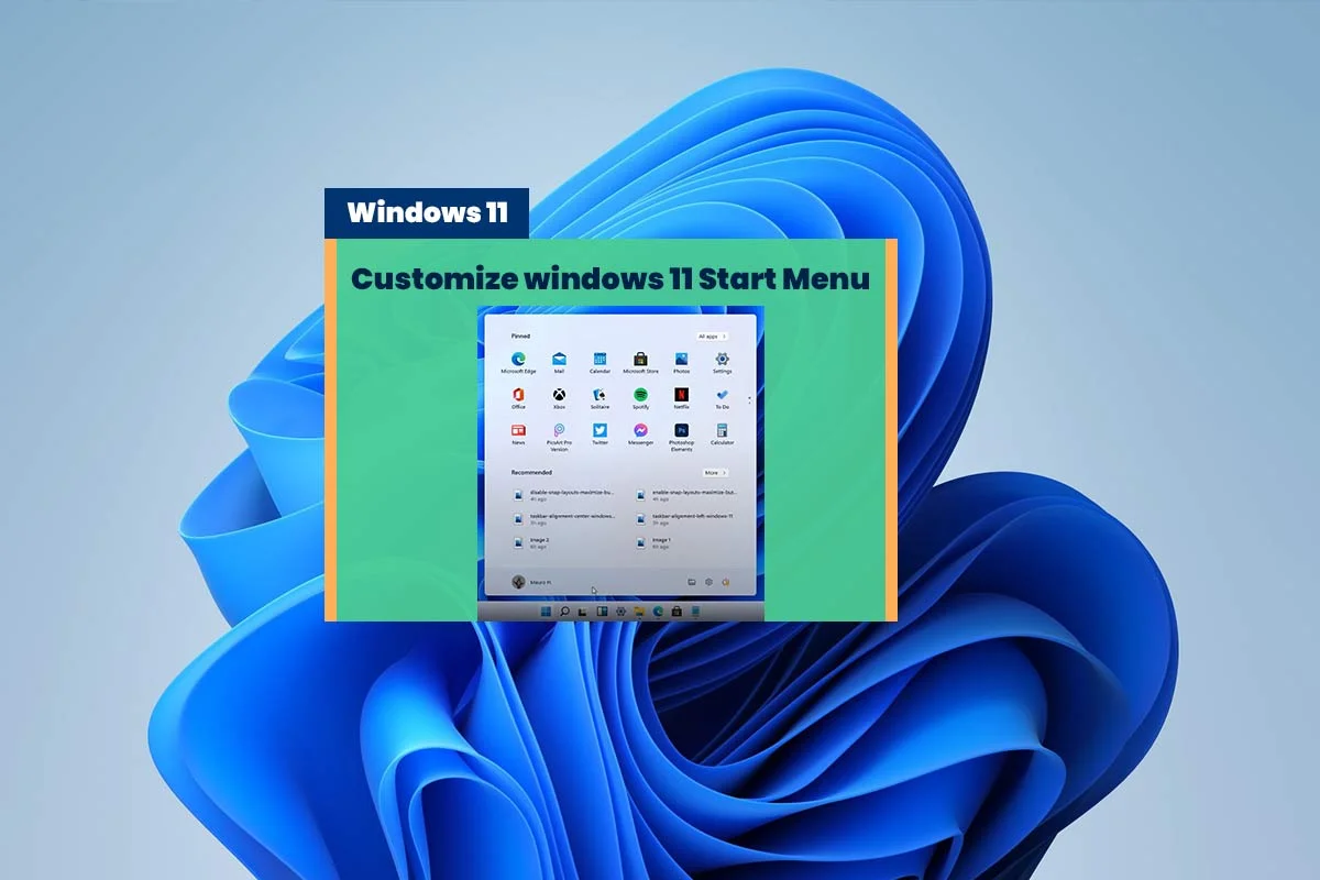 customize windows 11 start