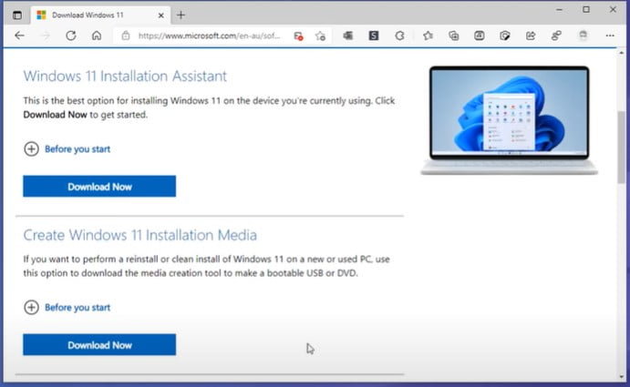Download Windows 11 Installation Assistant to Upgrade Windows 10 To Windows 11