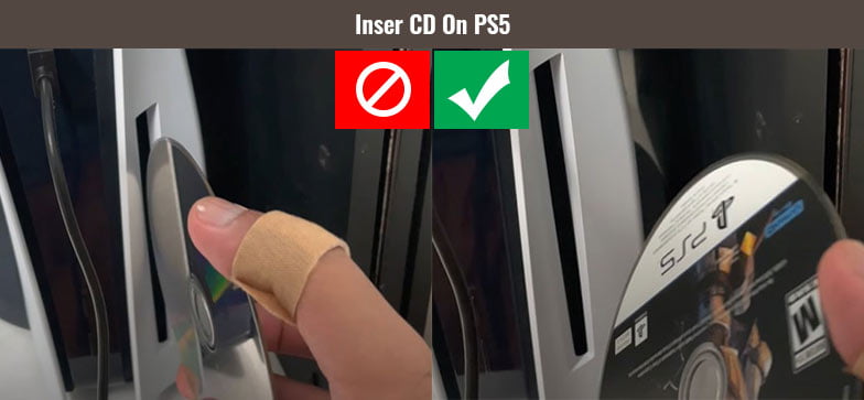 Insert Disk Correct In PS5