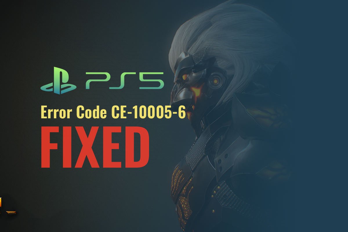 Fix PS5 error code CE-10005-6
