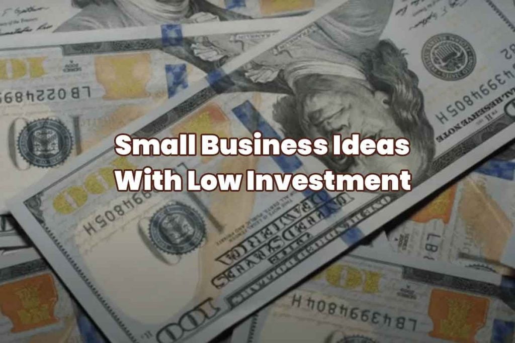Small Business Ideas With Low Investment