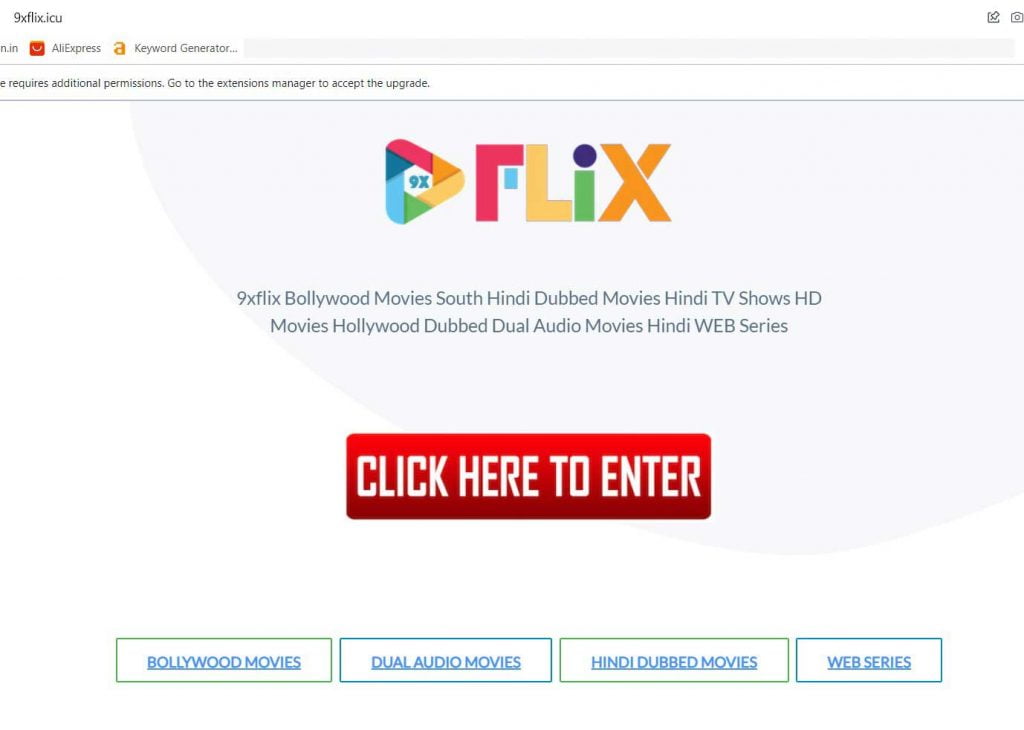 9xFlix Homepage