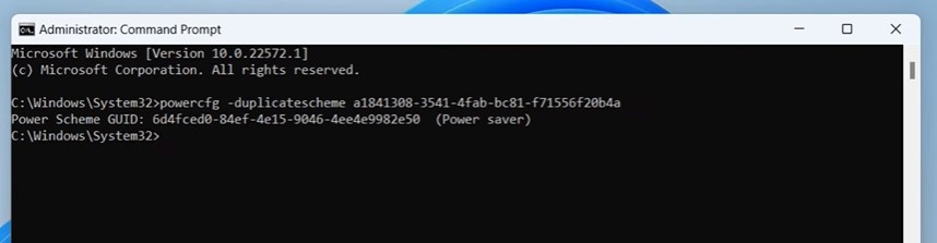 Fix Power Plans Missing in Windows 11 using Command Prompt