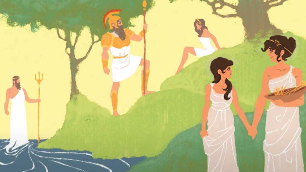 What natural event does the myth of Demeter and Persephone explain essay