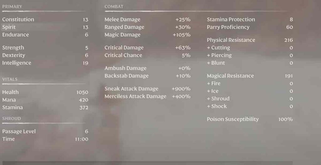 Enshrouded S-Tier Mage Build To Crush All Content Stats