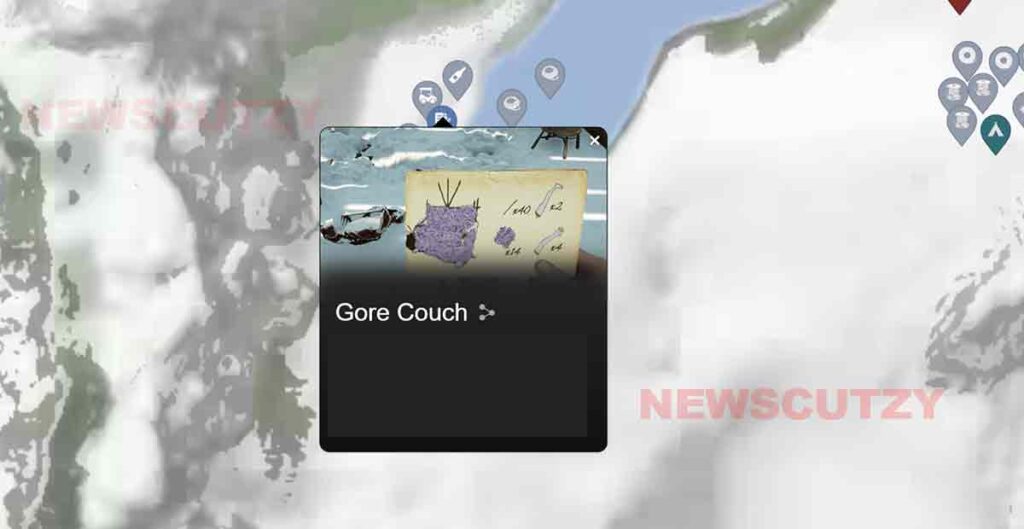 Gore Couch Blueprint Location